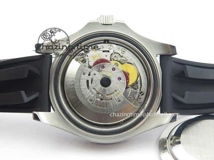 0418 ModernLook Yacht-Master 116655 SS JF Best Edition Ceramic Bezel On Rubber Strap SA 3850